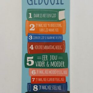 10x Boekmerke Die 10 Gebooie